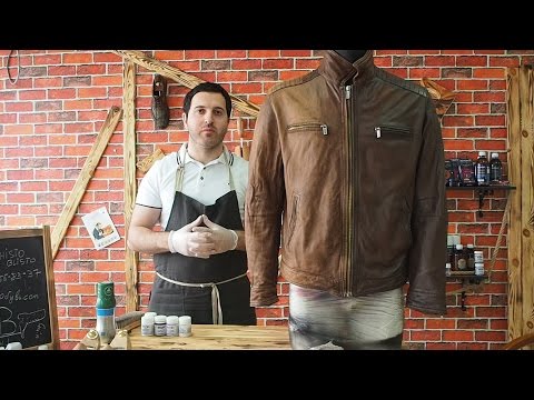 Видео: КАК  ПОКРАСИТЬ КОЖАНУЮ КУРТКУ ?(ПОЛНЫЙ ОБЗОР)
