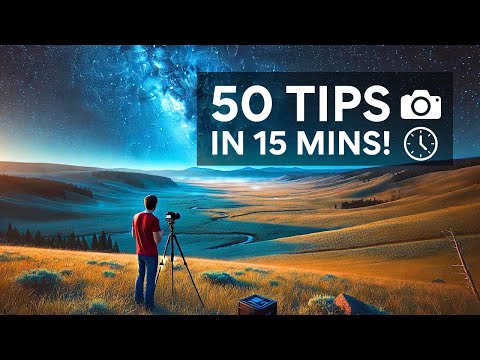 Видео: Мастер пейзажной фотографии: 50 советов всего за 15 минут! 🌄📸