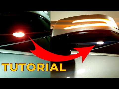 Видео: Установка Светодиодных Ламп на Подсветку Боковых Зеркал на Mercedes W212, W204, X204, W207, W218