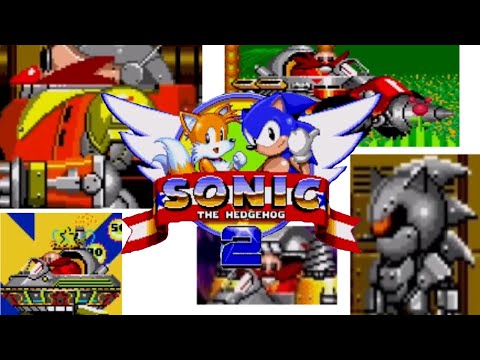 Видео: Все боссы в игре «Sonic the hedgehog 2»
