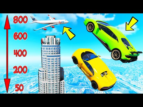 Видео: КАК ВЫСОКО В НЕБО УЛЕТИТ ЧИТ ТАЧКА С ОГРОМНОГО ТРАМПЛИНА В ГТА 5! ПРЫЖКИ В ВЫСОТУ В GTA ONLINE!