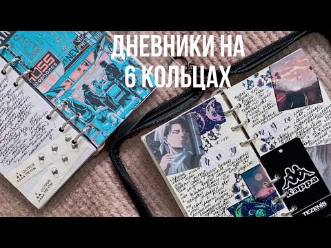 Видео: Личные дневники на 6 кольцах / 6-ring personal diary