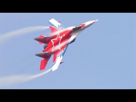 Видео: МиГ-29ОВТ МАКС 2007 2009