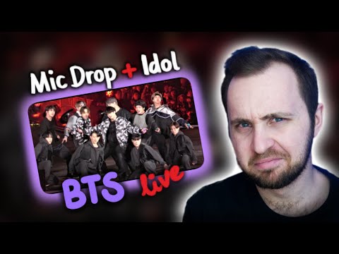 Видео: BTS -  Mic Drop, Idol Live // реакция