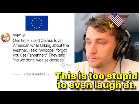 Видео: Реакция американца на вопрос «Какую самую глупую вещь вам когда-либо говорил американец?»