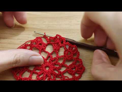 Видео: СКАТЕРТИНА (САЛФЕТКА, СЕРВЕТКА)в'язана гачком ( 4, 5 ряди)