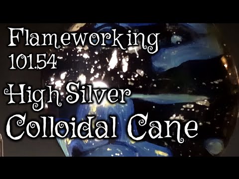 Видео: Лэмпворк / Флеймворк - 101.54 - Коллоидный тростник с высоким содержанием серебра - 104 демо
