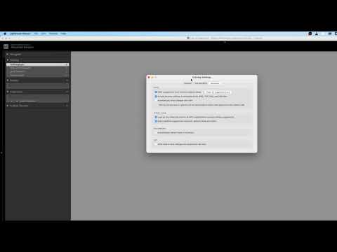 Видео: Настройка каталога в Lightroom