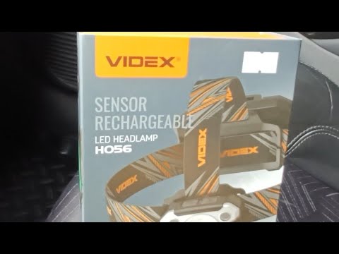 Видео: Огляд налобного ліхтаря TM Videx H056 1400lm 20W 6500K розпакування Відеоогляд