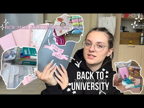 Видео: Back To University 2023🦷| канцелярия на 1 курс| что нужно студенту на 1 курсе?✨