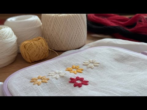 Видео: Про нитки: DMC Broder Special, DMC Cebelia, DMC Cotton Perle, Fila di scozia. Ukrainian embroidery