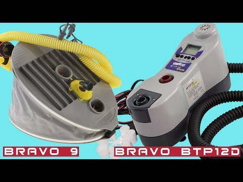 Видео: BRAVO 9 VS BRAVO BTP12D НАСОС для лодки пвх ТЕСТ ОБЗОР