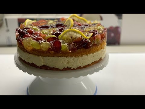 Видео: Потрясающий торт «виноградный сабайон» Как же это вкусно 😋 