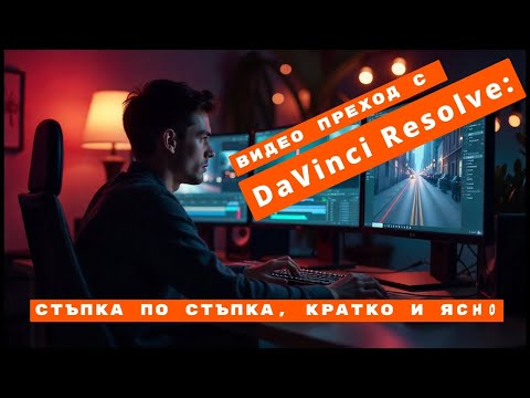 Видео: Видео преход с DaVinci Resolve: Стъпка по стъпка, кратко и ясно