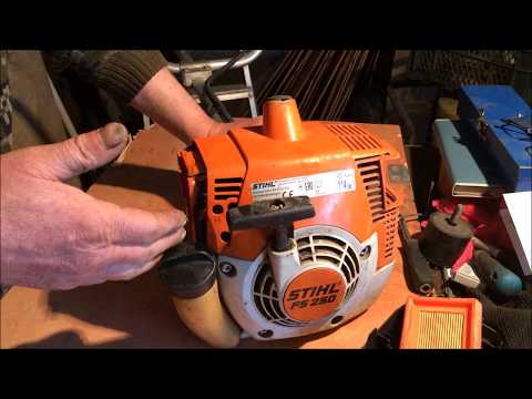 Видео: FS-250 STIHL Отчего мото-коса может очень быстро перегреваться!!