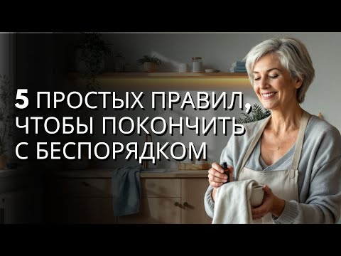 Видео: 5 ПРОСТЫХ ПРАВИЛ, Чтобы Навсегда ПОКОНЧИТЬ С БЕСПОРЯДКОМ