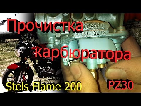 Видео: Прочистка карбюратора Stels FLAME 200