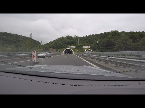Видео: Driving on Hemus Highway, Bulgaria - Автомагистрала Хемус, България Part 2