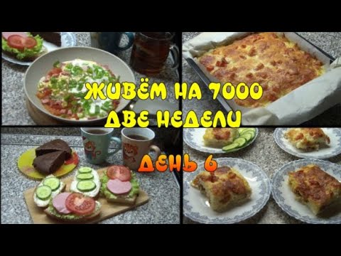 Видео: ЭКОНОМНОЕ МЕНЮ на семью.Живём на 7000 две недели.ДЕНЬ 6. Борщ. Рисовая запеканка. Небольшая закупка.