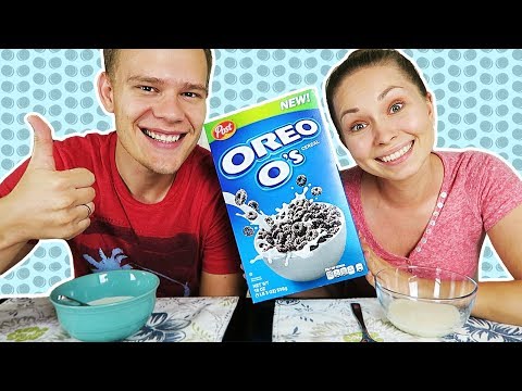 Видео: ПРОБУЕМ ХЛОПЬЯ OREO!