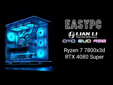 Видео: Самый лучший игровой процессор 2024 Ryzen 7 7800x3d в красивом корпусе Lian Li O11 Dynamic EVO RGB