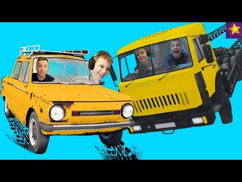 Видео: Наш ЗАПОРОЖЕЦ, КАМАЗ и УАЗ Сели и Поехали!!! Все серии про МАШИНКИ СБОРНИК от Игорюшины Игруши