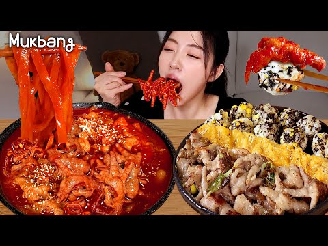 Видео: Питание шоу с острыми ногами курицы и чеснока курицыㅣspicy Chicken Feet StewㅣReal MukbangㅣASMR먹방