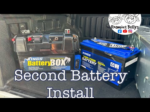 Видео: Установка литиевой батареи @AdventureKings, зарядного устройства DC-DC и аккумуляторного отсека в...