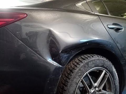 Видео: MAZDA 6 Рихтовка. Наплавка оловом. Body repair