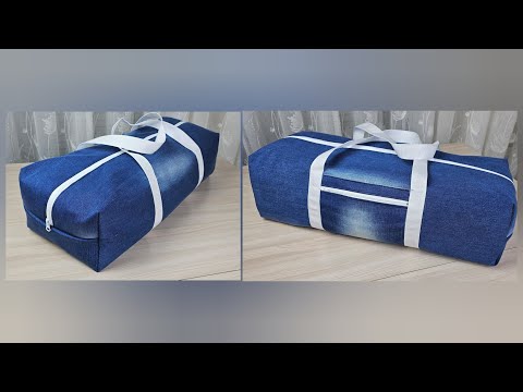 Видео: Вы НЕ Поверите как легко сшить БОЛЬШУЮ Сумку из старых джинсов!