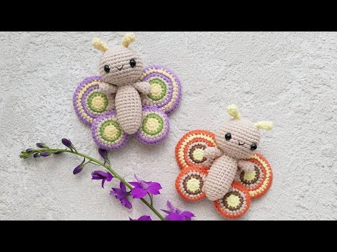 Видео: мастер-класс: вязаная БАБОЧКА, часть 2