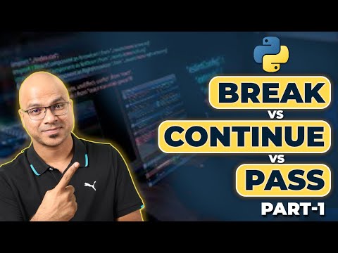 Видео: #22 Учебник Python для начинающих | Break Continue Pass в Python