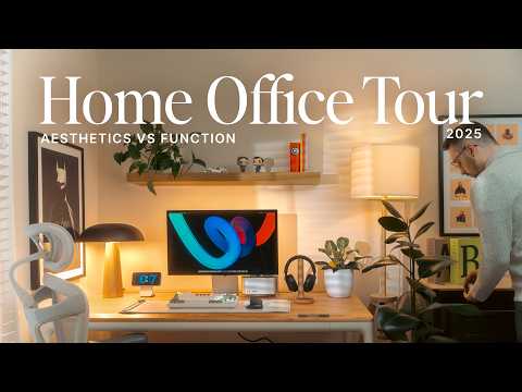 Видео: (2025) Экскурсия по домашнему офису: эстетика против функциональности