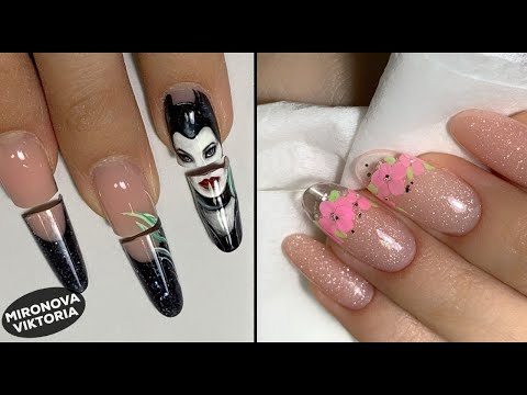 Видео: А вам жаль её?  Моделирую ногти на себе/ Нежный маникюр/ Лепка/