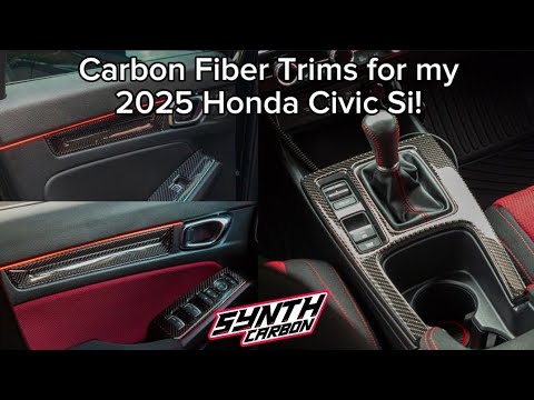 Видео: Установка карбоновых накладок на мой Honda Civic Si 11-го поколения от Synth Carbon!