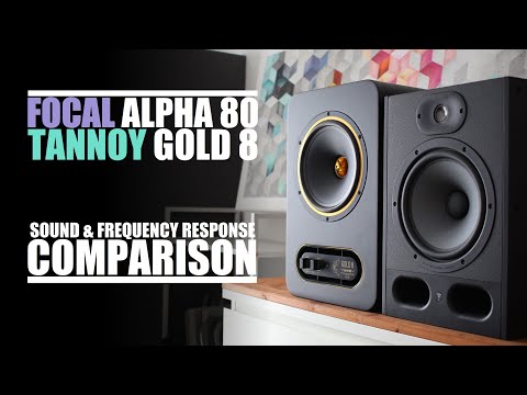 Видео: Focal Alpha 80 против Tannoy Gold 8 || Сравнение звука и частотных характеристик