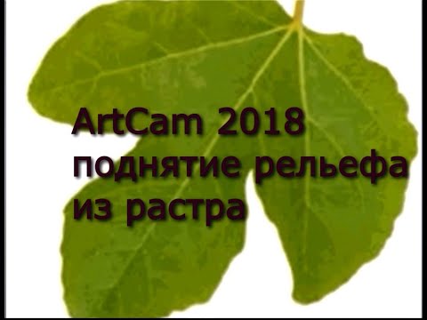 Видео: Изучаем АртКАМ 2018. Видеоуроки. Поднятие рельефа из растра.