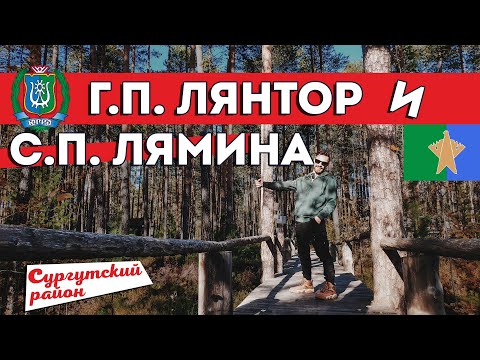 Видео: г.п. Лянтор и с.п. Лямина (Сургутский район, ХМАО-Югра)