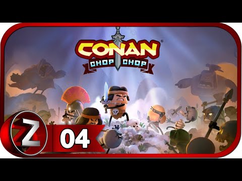 Видео: Conan Chop Chop ➤ Песчаный червь и Ванахейм ➤ Прохождение #4