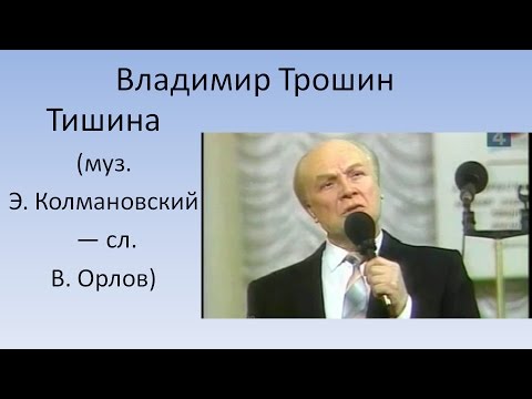 Видео: Владимир Трошин - Тишина