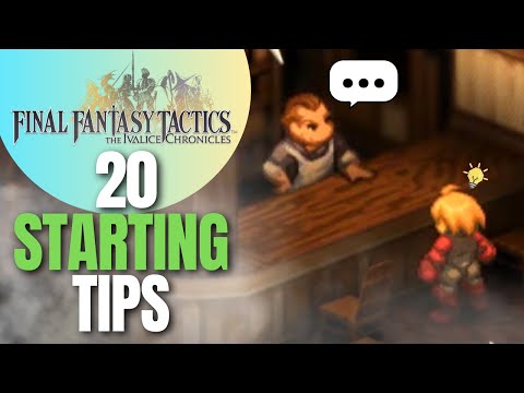 Видео: 20 советов для начинающих | Final Fantasy Tactics: Хроники Ивалиса