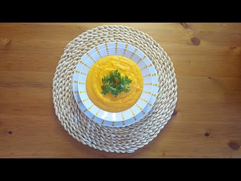 Видео: КРЕМ  СУПА  ОТ  СЛАДКИ  КАРТОФИ,  ТИКВА,  МОРКОВИ  И  ЛУК 