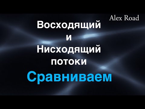 Видео: Восходящий и нисходящий потоки энергии. Сравниваем. (Энергетическая йога)