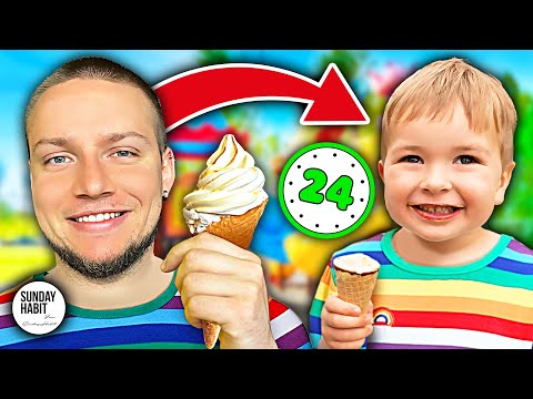 Видео: СТАВАМ ДЕТЕ ЗА 24 ЧАСА