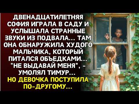 Видео: "Папа, этот мальчик живёт в нашем подвале..." Дочь миллионера нашла беглеца... Но когда мальчик...