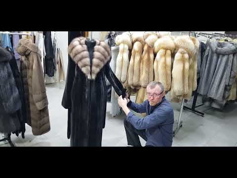 Видео: ШУБА Блекглама с куницей и курточка ЖЕМЧУГ