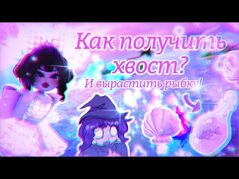 Видео: ‧͙⁺˚*☾ Как получить хвост в Royale High? || Туториал || Iriska Flash ☽༓･*‧