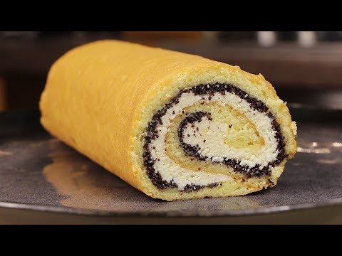 Видео: Он Просто ВОЛШЕБНЫЙ! Самый ВКУСНЫЙ Бисквитный Рулет! Весь Секрет в Сочной Начинке!