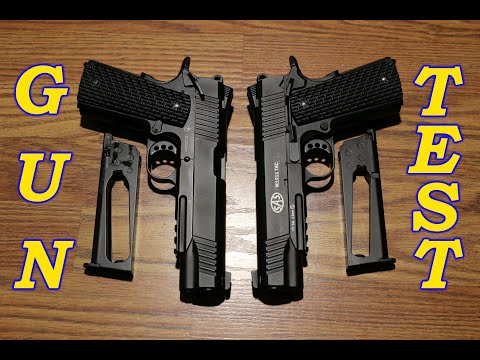 Видео: GUN TEST - ДАБЛ КИМБЕР - (SAS M1911 TAC / KWC KMB-77AHN / KIMBER WARRIOR)