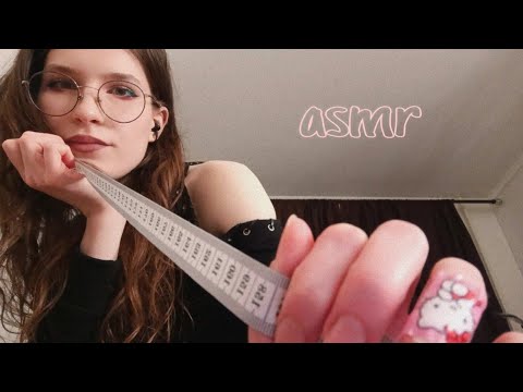 Видео: АСМР быстро сниму с тебя мерки 📏📐✏️ ASMR
